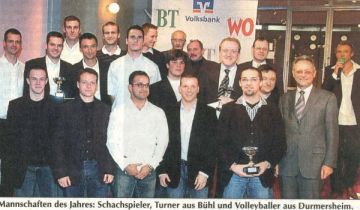 Mannschaft des Jahres 2007: OSC Baden-Baden