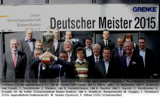 Deutscher Meister 2015: OSG Baden-Baden